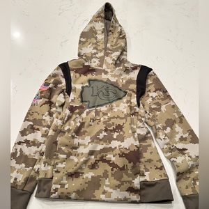 Kansas City Chiefs Nike Military Camo Hoodie NFL size small